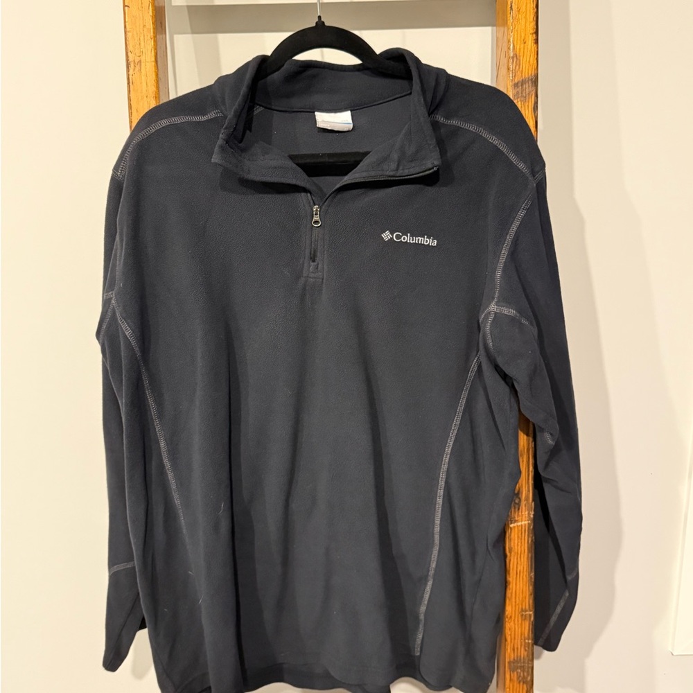 Columbia Men's Dark Gray Zip-Up Sweater